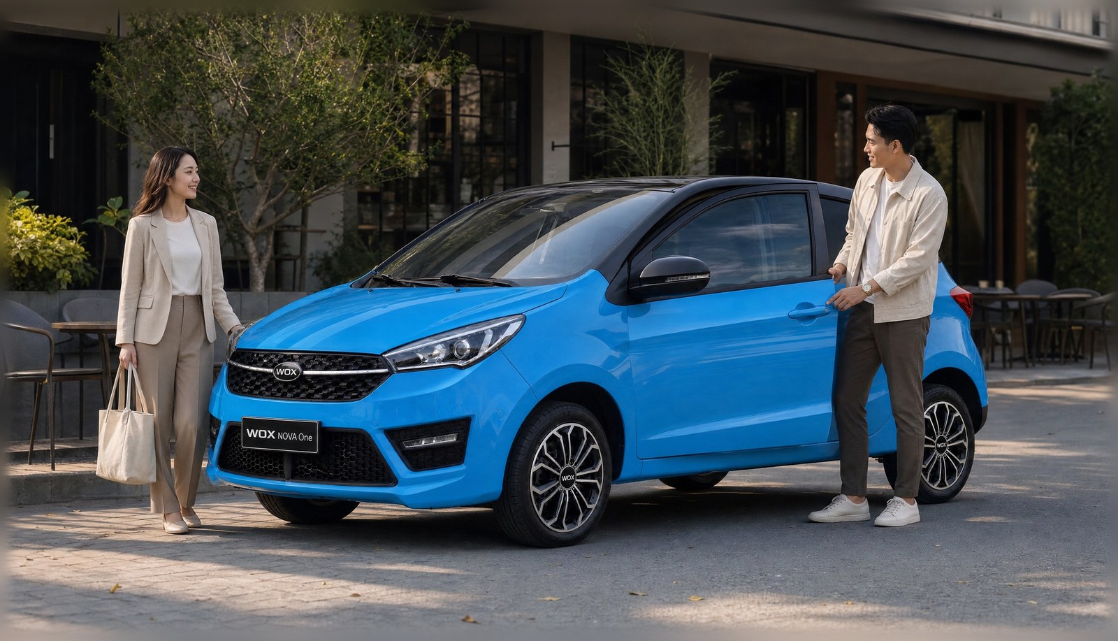WOX Nova One blue lifestyle view